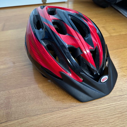 Bell Ukon FS cycling helmet used, red-black 54-61cm
