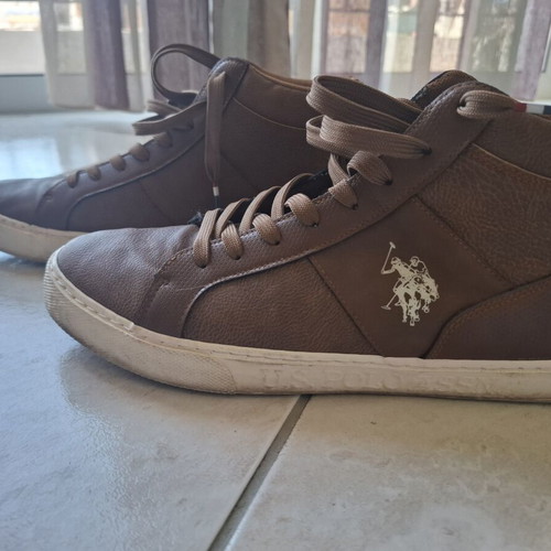 Polo U.S. Assn. men's brown boots size 44 used