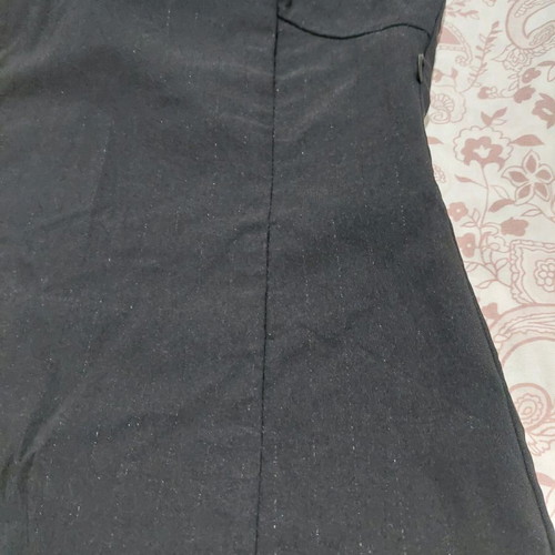 Versace dress used, black with gold thread, size S