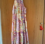 Maxi patchwork dress like new, multicolored, size S