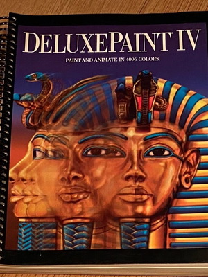 Amiga Commodore Deluxe Paint IV book used