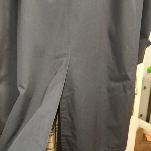 Men's trench coat with inner lining like new, blue, size L