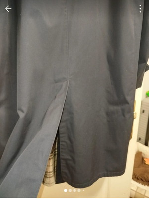 Men's trench coat with inner lining like new, blue, size L