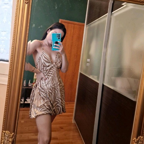 Women's formal dress new, iridescent, lined, size small