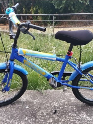 Clermont bicycle with 20 inch wheels, blue