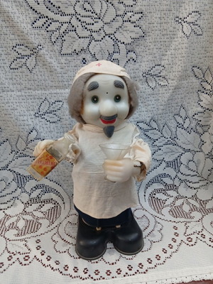 Vintage Doctor Aybolit Electromechanical Toy used, Straume Riga USSR