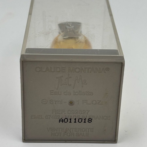 Vintage Montana Just Me mini perfume Eau de Toilette 3ml like new