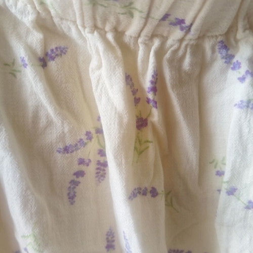 Romantic dress H&M used, floral pastel colors, back opening, XL
