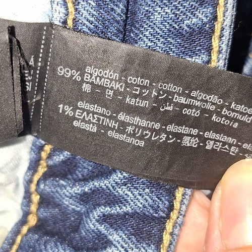 Zara Blue Denim Cut-Off Shorts Like New, Size EU 46