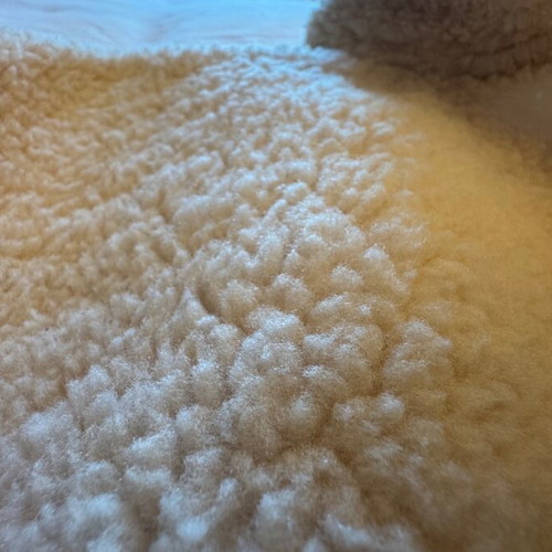 Primark women's fleece sweater used, white beige, size S