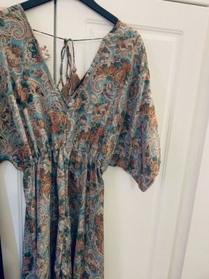 Silk dress long new