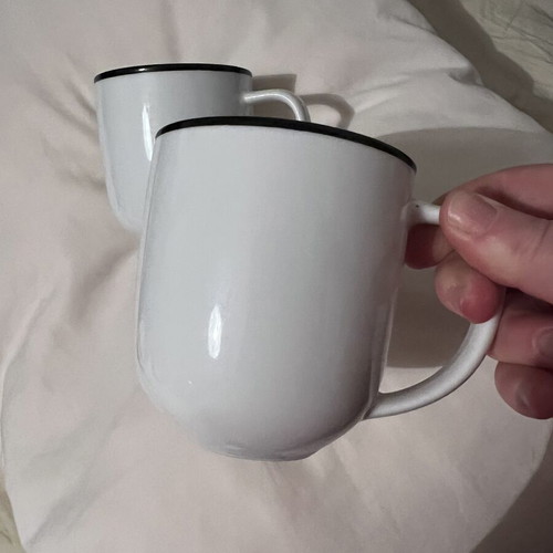 Cups new, set of two