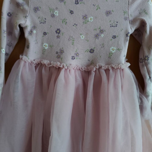 Floral dress Sinsay 104 cm like new, purple