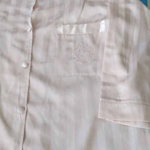 Daisy Street satin striped pastel pink pajama set 3XL like new