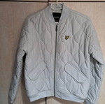 Lyle&Scott bomber jacket M light gray blue new