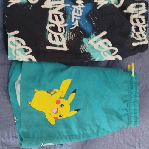 Boys' swim shorts used, sizes 10-11 and 11-12, Zara and LC Waikiki