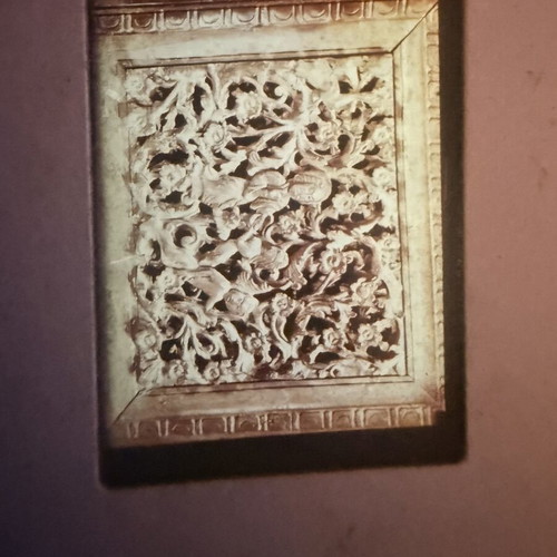 Collectible slides with Byzantine icons, church relics and traditional ceramics, like new