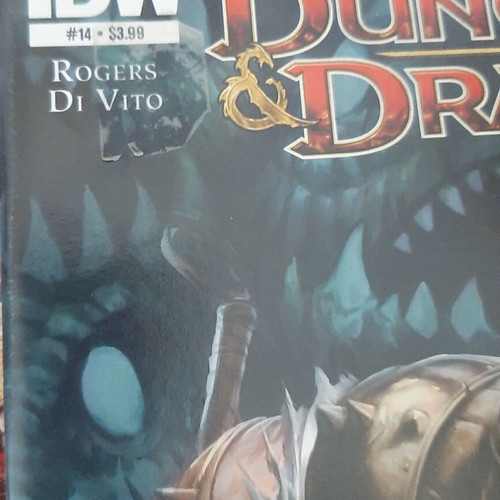 Dungeons and Dragons comic set of 4 issues 12-15 like new