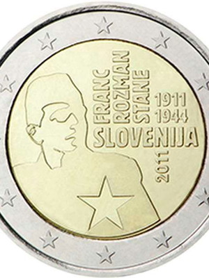 SAC Σλοβενία 2 Ευρώ 2011 UNC Rozman