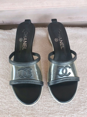 Chanel shoes size 36 used, black