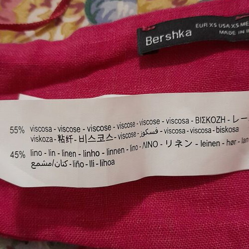 Bershka top new, fuchsia, size XS