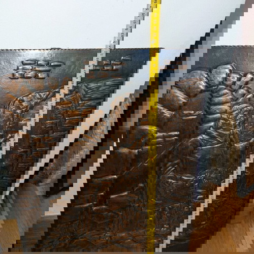 Медна картина употребявана, сцена от средновековието