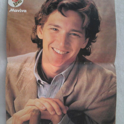 Michael J. Fox & Andrew McCarthy poster like new, size 27.5x20.5