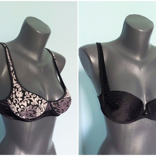 Lejaby bras like new, pack of 2, black, pushup models