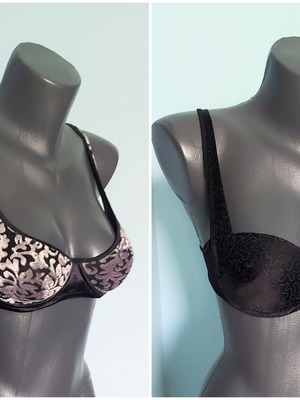 Lejaby bras like new, pack of 2, black, pushup models