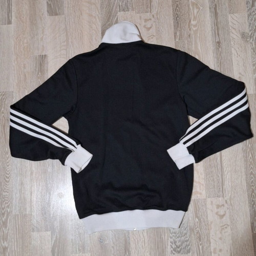 Adidas Originals retro jacket like new, size XS, black with white stripes