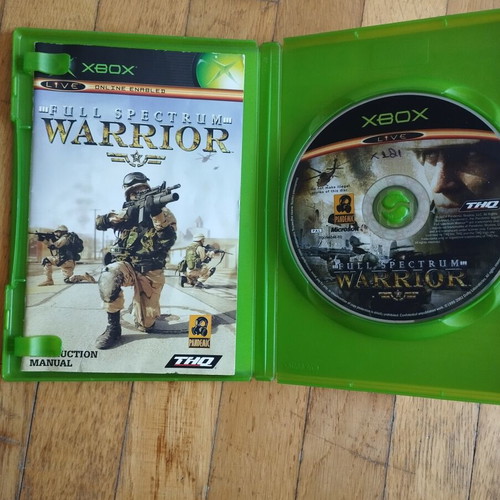 Xbox Full Spectrum Warrior game used