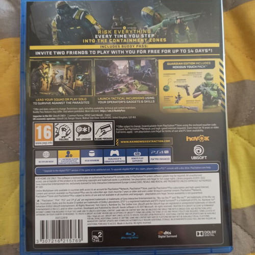 Tom Clancy's Rainbow Six Extraction PS4 like new