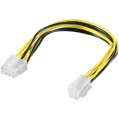 Goobay 51358 CPU Power Adapter 4-pin to 8-pin EPS 0.2m