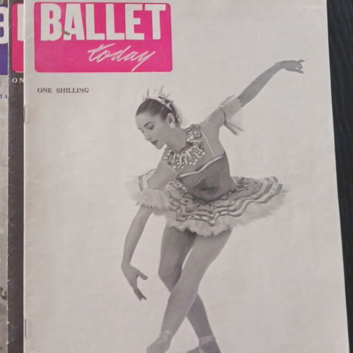Ballet Today magazines used, lot of 6, 1954-1955