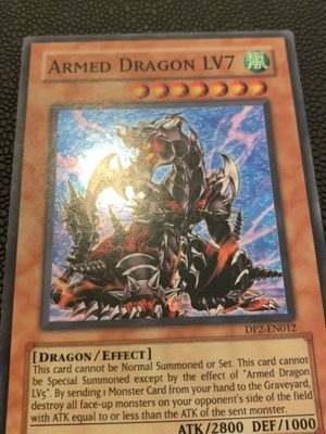 Armed Winged lv7 Yu-Gi-Oh! card like new, vintage