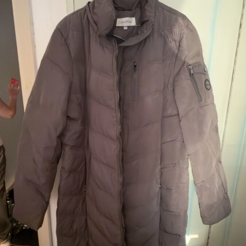 Calvin Klein jacket like new, brown, size XL