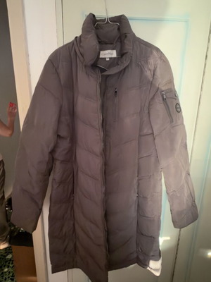 Calvin Klein jacket like new, brown, size XL