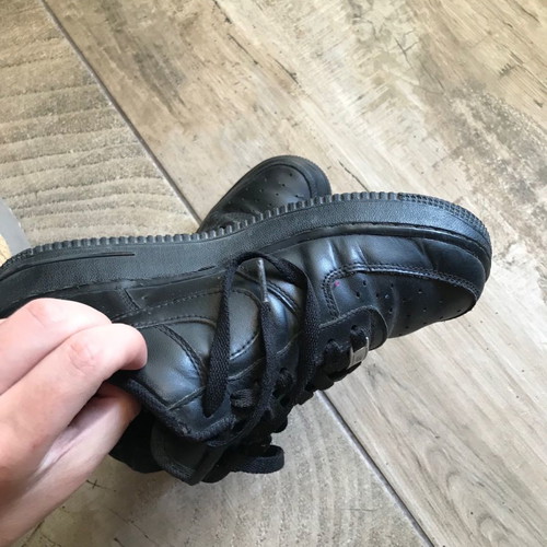Nike Air Force used black shoes size 38.5