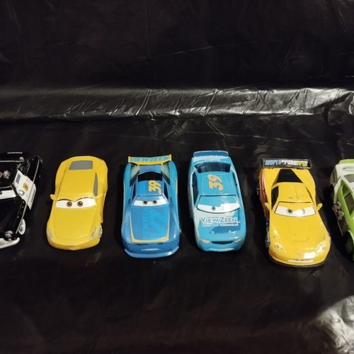 Mattel Pixar Cars 1.55 used, set of 21 collectible toy cars