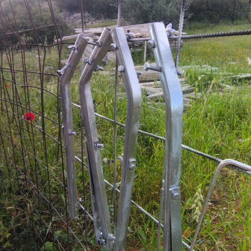 Materials for double spit grill construction used