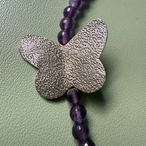 Handmade Necklace Silver 925 and Amethyst new