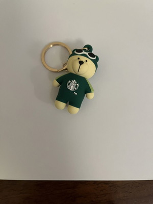 Starbucks Sami Swimwell Bearista keychain like new