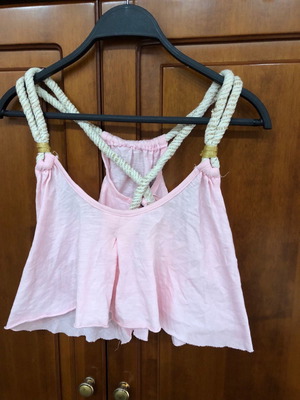 Girls' short top size 152 cm for 12 years old