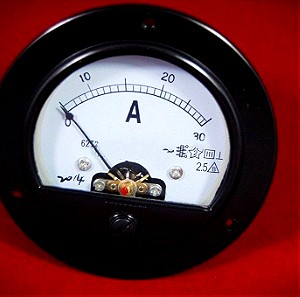 Μετρητής Ρεύματος AC Αντίκα - Αμπερόμετρο 0 - 30Α αναλογικό εναλλασσόμενου ρευματος