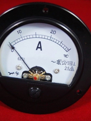 AC current meter antique analog ammeter 0-30A new