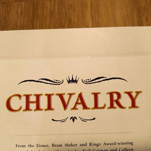Chivalry graphic novel used, hardcover edition in English