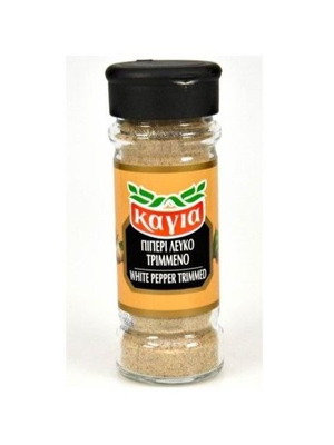 White Pepper Trimmed KAGIA 58g Glass Jar new