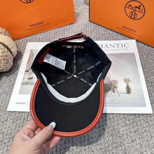 Hermes baseball cap black and white, new, streetwear style
