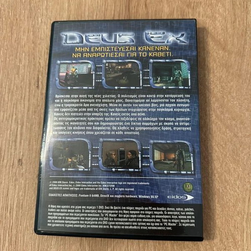 Deus Ex PC game like new