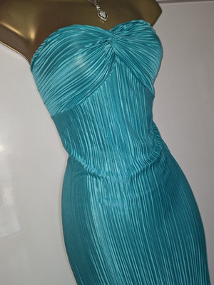Turquoise Blue Maxi Summer Dress Shein, Size Large, New